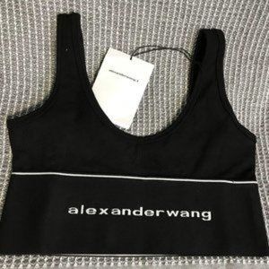 Alexander Wang Logo Elastic Bra Tank Top